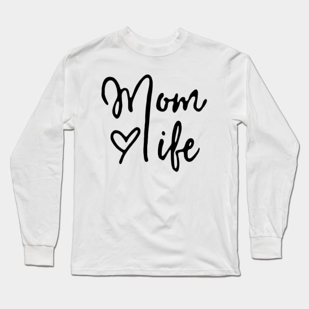 Mom Life Shirt Tired Mom Blessed Mama T-shirt Gift Long Sleeve T-Shirt by PremiumSoftThreads